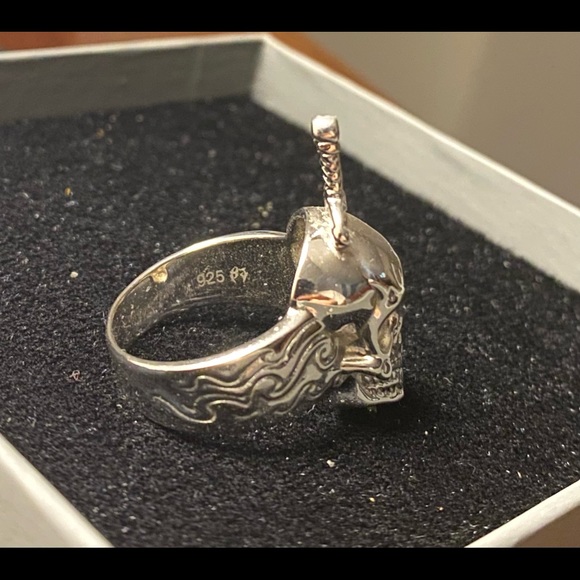 HALLUCINOGENIC NIGHTMARE RING (.925 Sterling Silver) - Hard Jewelry - Picture 3 of 3